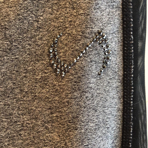 ♾ Infiniti cropped stretch with mesh and embellished sparkle logo joggers - Picture 2 of 9